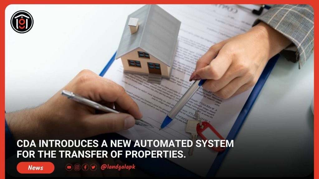 CDA introduces a new automated system for the transfer of properties